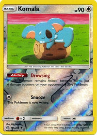 Komala 185/236 - Reverse Holo-Kantocards