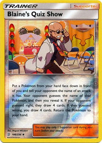 Blaine's Quiz Show 186/236 - Reverse Holo-Kantocards