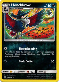 Honchkrow 130/236 - Reverse Holo-Kantocards