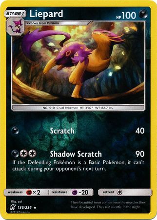 Liepard 136/236 - Reverse Holo