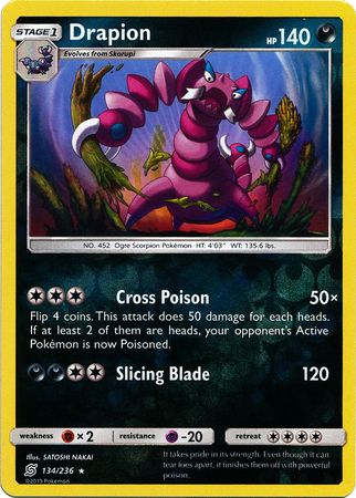 Drapion 134/236 - Reverse Holo
