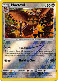 Noctowl 166/236 - Reverse Holo-Kantocards
