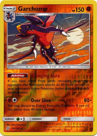 Garchomp 114/236 - Reverse Holo