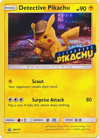 Detective Pikachu [Cosmos Holo] SM170