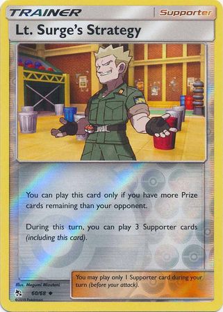 Lt. Surge's Strategy 60/68 - Holo Reverse