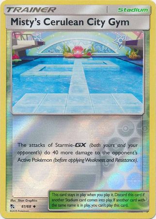 Misty's Cerulean City Gym 61/68 - Holo Reverse