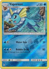Vaporeon 18/68 - Holo Reverse-Kantocards