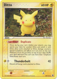 Ditto [Pikachu] 39/113-Kantocards