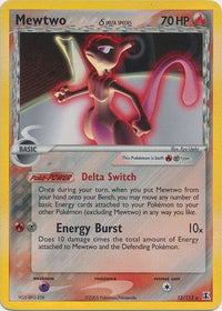 Mewtwo (delta species) 12/113-Kantocards
