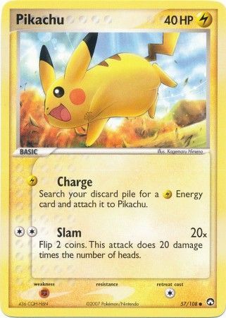 Pikachu 57/108-Kantocards