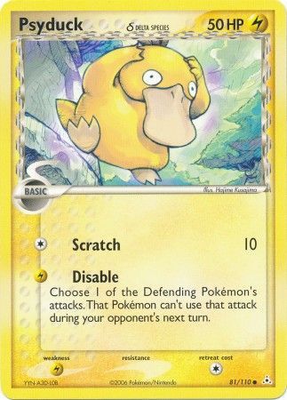 Psyduck (delta species) 81/110-Kantocards