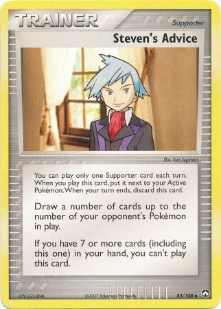 Steven's Advice 83/108-Kantocards