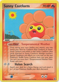 Sunny Castform 31/113-Kantocards