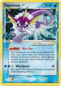 Vaporeon Star 102/108-Kantocards