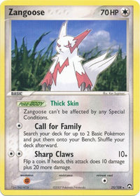 Zangoose 25/108-Kantocards