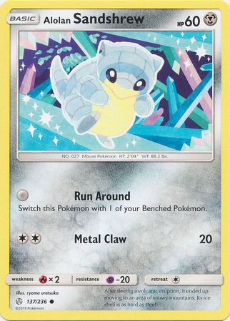 Alolan Sandshrew 137/236-Kantocards