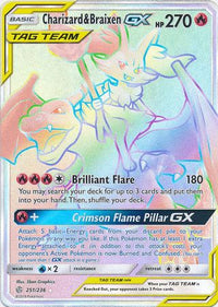Charizard & BraixenTag Team GX 251/236 - Hyper Rare-Kantocards