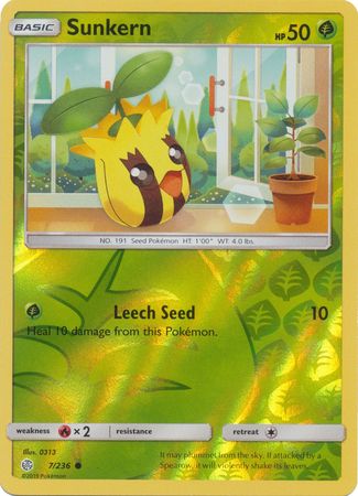 Sunkern 7/236 - Holo Reverse