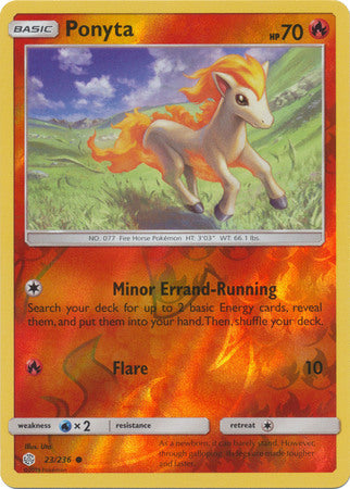 Ponyta 23/236 - Holo Reverse