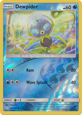 Dewpider 64/236 - Holo Reverse