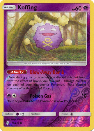 Koffing 76/236 - Holo Reverse