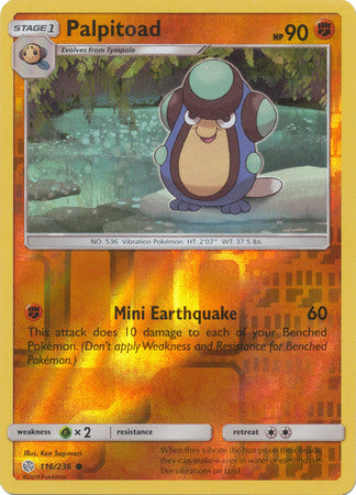 Palpitoad 116/236 - Holo Reverse