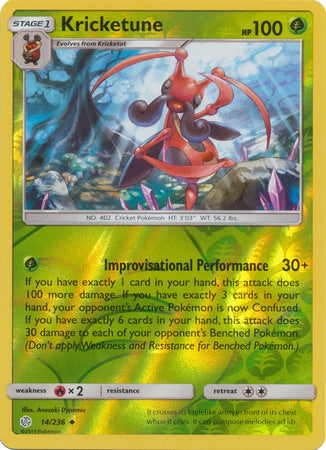 Kricketune 14/236 - Holo Reverse