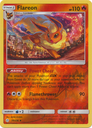 Flareon 25/236 - Holo Reverse