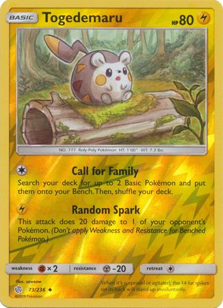 Togedemaru 73/236 - Reverse Holo
