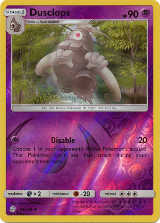 Dusclops 84/236 - Reverse Holo