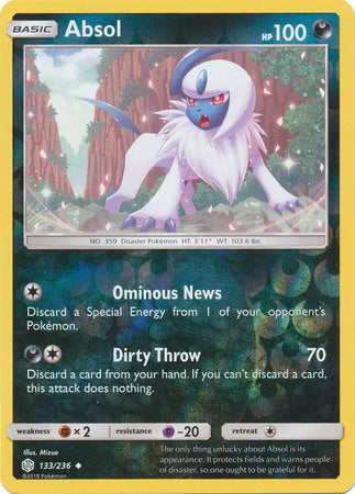 Absol 133/236 - Holo Reverse
