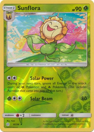 Sunflora 8/236 - Holo Reverse