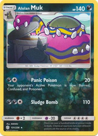 Alolan Muk 131/236 - Holo Reverse