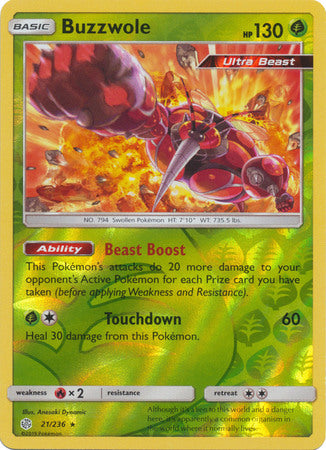 Buzzwole 21/236 - Holo Reverse