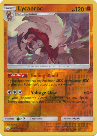Lycanroc 124/236 - Holo Reverse