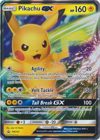 Pikachu GX SM232-Kantocards