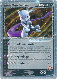 Rocket's Mewtwo ex 99/109-Kantocards