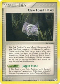 Claw Fossil 78/92-Kantocards