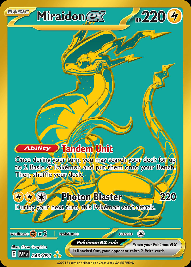 Miraidon ex 243/091 - Hyper Rare