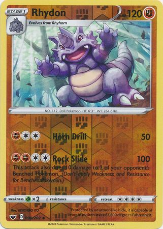 Rhydon 098/202 - Reverse Holo
