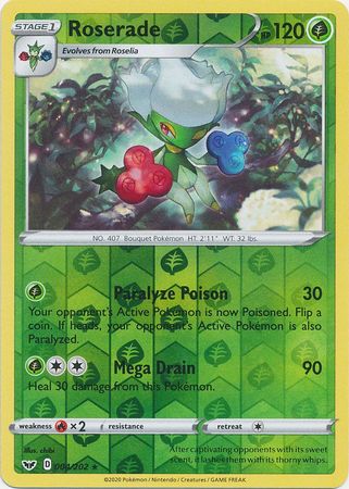 Roserade 004/202 - Reverse Holo