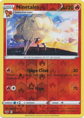 Ninetales 023/202 - Reverse Holo