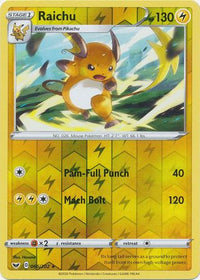 Raichu 066/202 - Reverse Holo-Kantocards