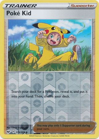 Poké Kid 173/202  - Reverse Holo