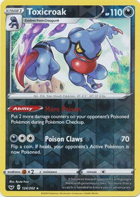 Toxicroak 124/202 - Reverse Holo-Kantocards