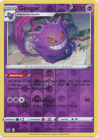 Gengar 085/202 - Reverse Holo