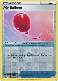 Air Balloon 156/202 - Reverse Holo-Kantocards