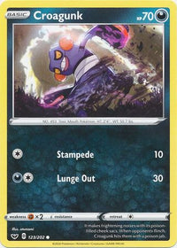 Croagunk 123/202 - Reverse Holo-Kantocards