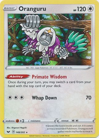 Oranguru 148/202 Rare (NO HOLO)