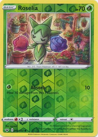 Roselia 002/202 - Reverse Holo